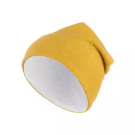 Флисовая шапка Горчична