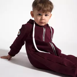 Комбинезон из футера Бургундия