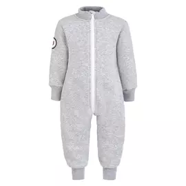 Комбинезон из футера Серый меланж