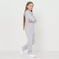 Комбинезон из футера «Серый меланж»