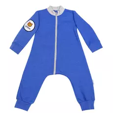 Комбинезон из футера «Синий меланж»