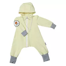 Легкий комбинезон из футера «Сладкая дыня»