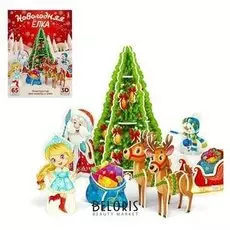 3Д конструктор из пенокартона «Новогодняя ёлка»
