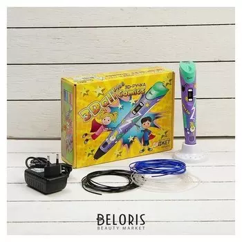 3D ручка 3dali Plus Comics, ABS и Pla, (KIT Fb0021m), трафарет + пластик