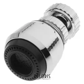 Аэратор Zein, с регулировкой потока, поворотный, универсальный, пластик