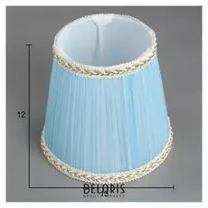 Абажур E14 синий 13х13х12 см.