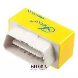 Адаптер для диагностики авто OBD II, Bluetooth, мини, желтый, версия 2.1