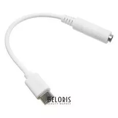 Адаптер Krutoff, Type-c - 3.5 мм, белый