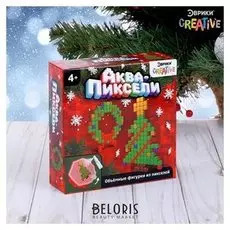 Аквамозаика Елка и венок 200 деталей