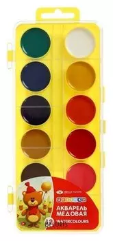 Акварель Цветик, 12 цветов