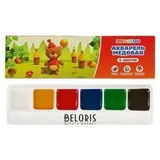 Акварель Цветик, 6 цветов