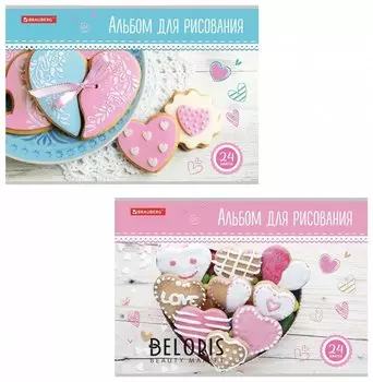 Альбом для рисования А4 24 листов "Вкусняшки"
