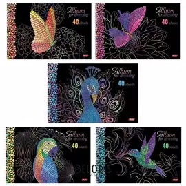 Альбом для рисования А4, 40 листов "Мозаика"