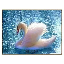 Алмазная мозаика «Лебедь», 33 цвета