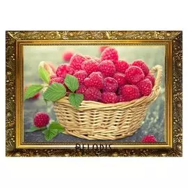 Алмазная мозаика «Малиновая радость» 29,5×20,5 см, 25 цветов