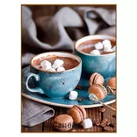 Алмазная мозаика "Шоколадный восторг", 30 цветов