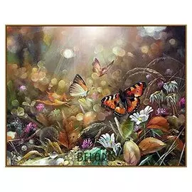 Алмазная мозаика "Волшебное утро", 25 цветов