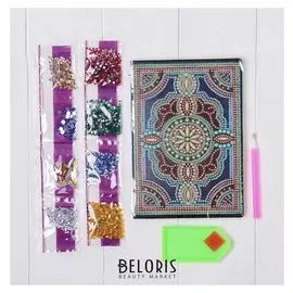 Алмазная вышивка на блокноте «Орнамент» 50 стр