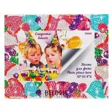 Алмазнаяная фоторамка «Сладости»