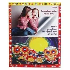 Алмазнаяная фоторамка «Волшебные совы»