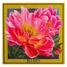 Алмазнаяная картина «Розовые пионы»