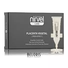 Ампулы против выпадения волос и жирности кожи головы с плацентой HAIR LOSS CONTROL FRESH EFFECT