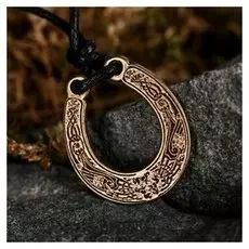 Амулет-брелок "Подкова удачи" №52, металлический