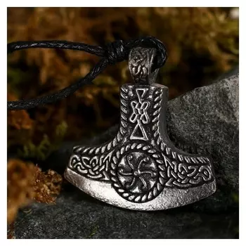 Амулет-брелок "Топор перуна" №20, олово