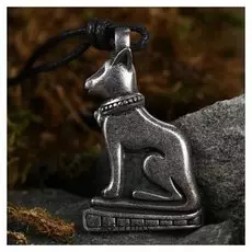 Амулет-брелок, тотем "Бастет" №08, металлический