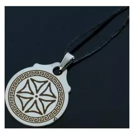 Амулет "Цветок афродиты", (Медля сталь)