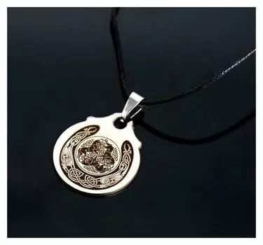 Амулет "Подкова удачи", (Медля сталь)