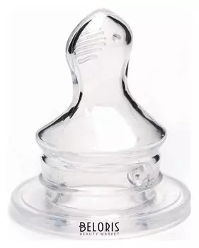 Антиколиковая силиконовая соска ортодонтической формы от 0 мес.