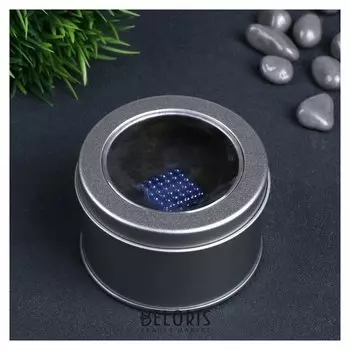 Антистресс магнит "Неокуб" 216 шариков D=0,3 см (Синий)