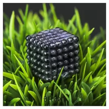 Антистресс магнит "Неокуб" 216 шариков D=0,3 см (Чёрный) 1,8х1,8 см