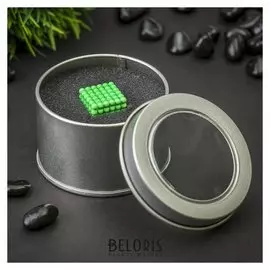 Антистресс магнит "Неокуб" 216 шариков D=0,3 см (Фосфорный) 1,8х1,8 см