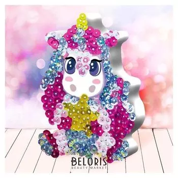 Аппликация пайетками "Единорог"