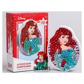 Аппликация пайетками принцессы: ариель