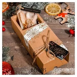 Аромасаше из натурального воска Зимняя нежность 9.5 х 5 см