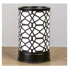 Аромасветильник "Фигуры черная" диммер 220в E14 25вт в компл 10,5х10,5х18 см