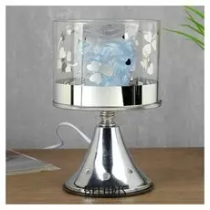 Аромасветильник сенсорный 7050045a/1 3 режима G4 20вт хром 13,8х13,8х22 см