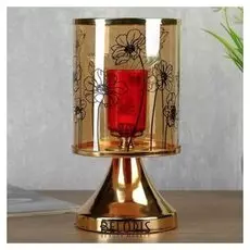 Аромасветильник сенсорный 7050048a/1 3 режима G4 20вт золото 12х12х23,5 см