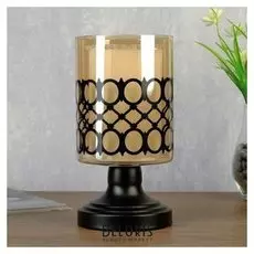 Аромасветильник сенсорный 7050051a/1 3 режима G4 20вт черный 11,8х11,8х22,8 см