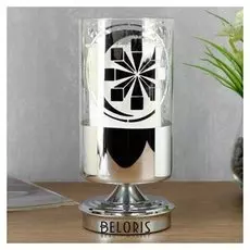 Аромасветильник сенсорный 7050057a/1 3 режима G4 20вт хром 12х12х26,3 см