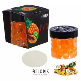 Ароматизатор на панель в банке с гелевыми гранулами "Тропик"