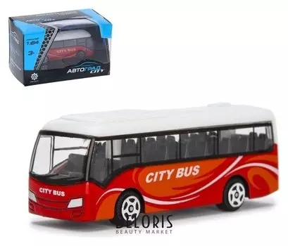 Автобус металлический «Междугородний» масштаб 1:64