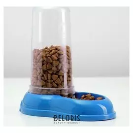 Автопоилка/автокормушка 0,6 л, синяя