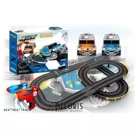 Автотрек с 2 машинками и мертвой петлей