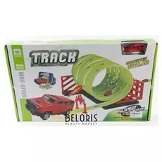 Автотрек с мертвыми петлями и машинкой