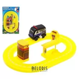 Автотрек «Станция», заводная машинка