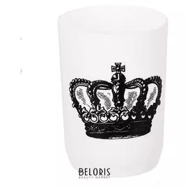 Аксессуары для ванной комнаты стакан "Корона", пластик